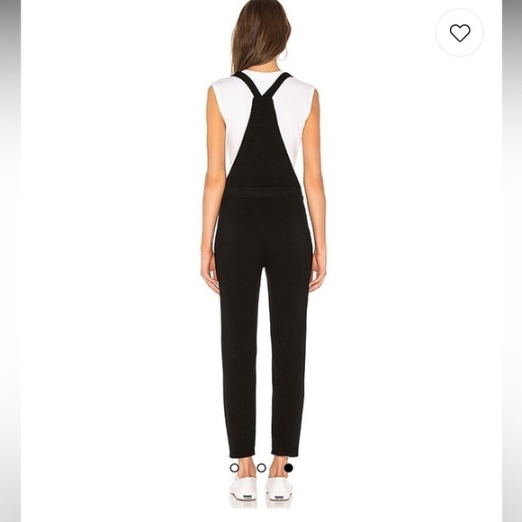 Nwt Monrow Overall With Patch Pockets in Black - Picture 2 of 7